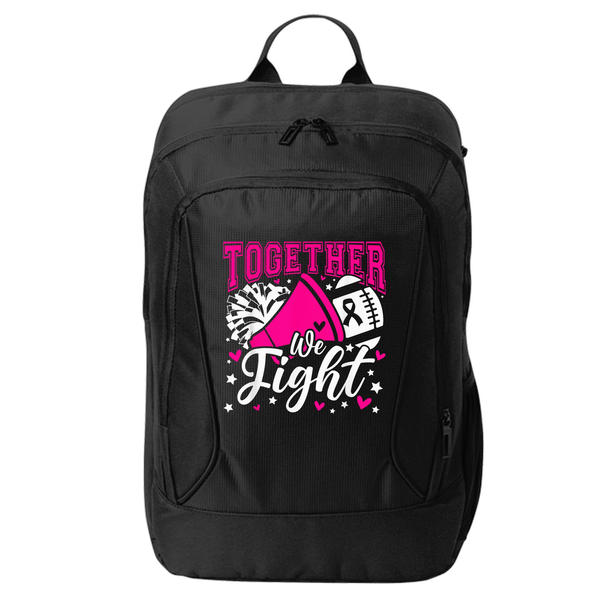 Together We Fight Breast Cancer Awareness Pink Ribbon Wo City Backpack