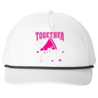 Together We Fight Breast Cancer Awareness Pink Ribbon Wo Snapback Five-Panel Rope Hat