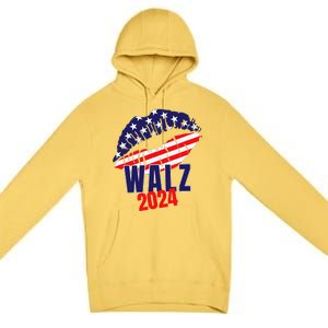 Tim Walz For President 2024 Premium Pullover Hoodie