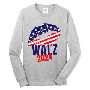 Tim Walz For President 2024 Tall Long Sleeve T-Shirt