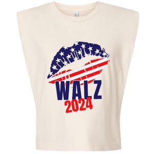 Tim Walz For President 2024 Garment-Dyed Women's Muscle Tee