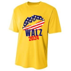 Tim Walz For President 2024 Performance Sprint T-Shirt