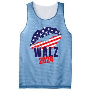 Tim Walz For President 2024 Mesh Reversible Basketball Jersey Tank