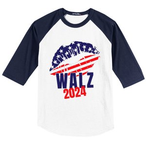 Tim Walz For President 2024 Baseball Sleeve Shirt