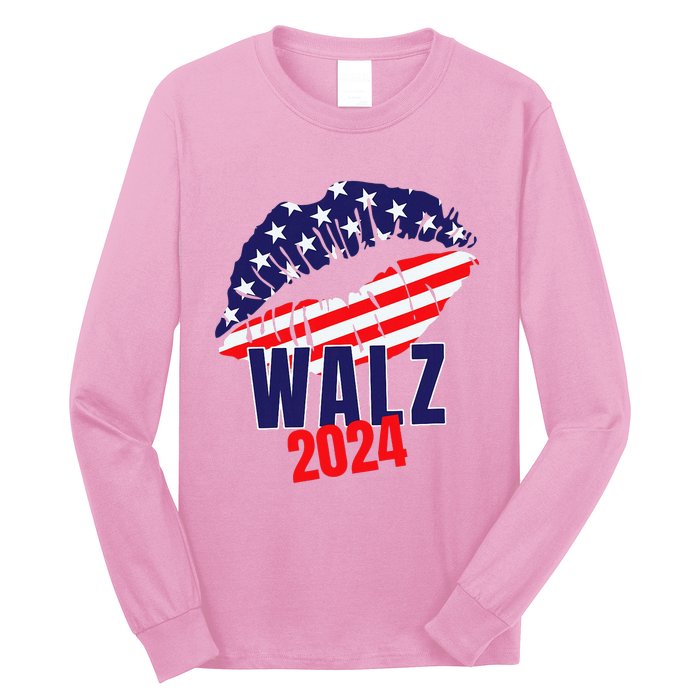 Tim Walz For President 2024 Long Sleeve Shirt