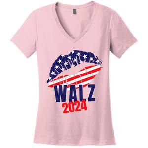 Tim Walz For President 2024 Women's V-Neck T-Shirt