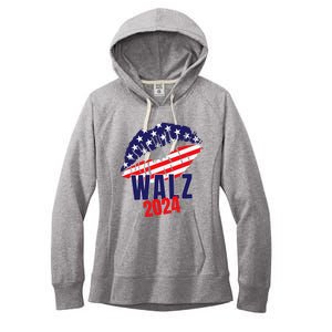 Tim Walz For President 2024 Women's Fleece Hoodie