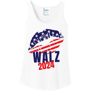 Tim Walz For President 2024 Ladies Essential Tank