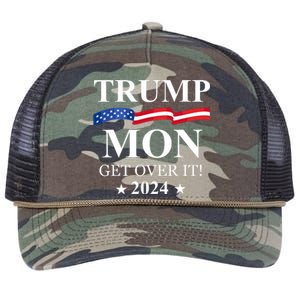 Trump Won Get Over It Retro Rope Trucker Hat Cap