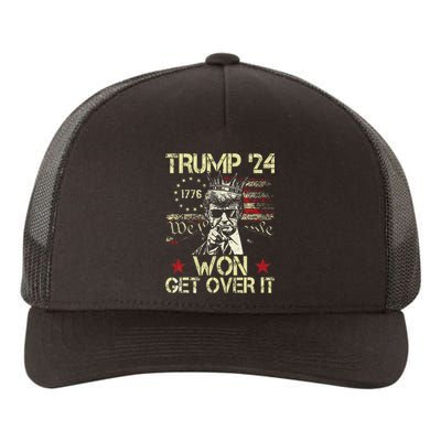 Trump Won Get Over It 2024 Yupoong Adult 5-Panel Trucker Hat