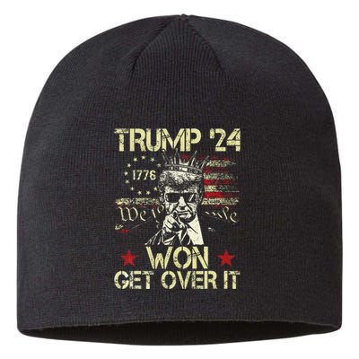 Trump Won Get Over It 2024 Sustainable Beanie