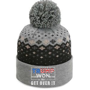 Trump Won Get Over It 2024 Election Trump Wins 2024 The Baniff Cuffed Pom Beanie