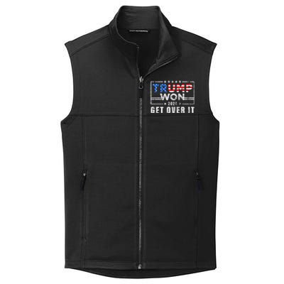 Trump Won Get Over It 2024 Election Trump Wins 2024 Collective Smooth Fleece Vest