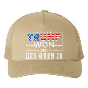 Trump Won Get Over It 2024 Election Trump Wins 2024 Yupoong Adult 5-Panel Trucker Hat