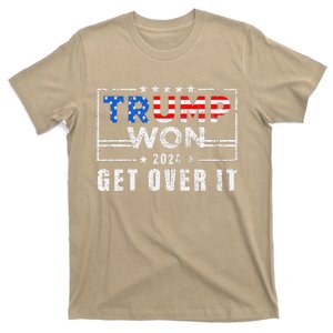 Trump Won Get Over It 2024 Election Trump Wins 2024 T-Shirt