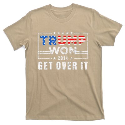 Trump Won Get Over It 2024 Election Trump Wins 2024 T-Shirt