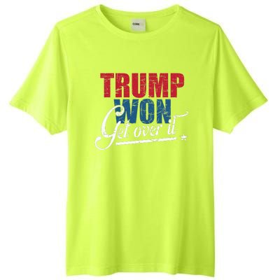 Trump Won Get Over It 2024 Election Tall Fusion ChromaSoft Performance T-Shirt