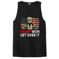 Trump Won Get Over It Patriotic Pro Trump Anti Kamala Funny PosiCharge Competitor Tank