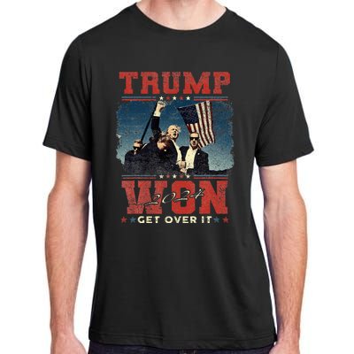 Trump Won Get Over It 2024 Adult ChromaSoft Performance T-Shirt