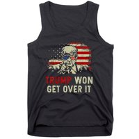 Trump Won Get Over It Patriotic Pro Trump Anti Kamala Tank Top