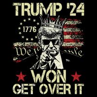 Trump Won Get Over It 2024 Mesh Reversible Basketball Jersey Tank