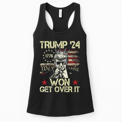 Trump Won Get Over It 2024 Womens Tank Top