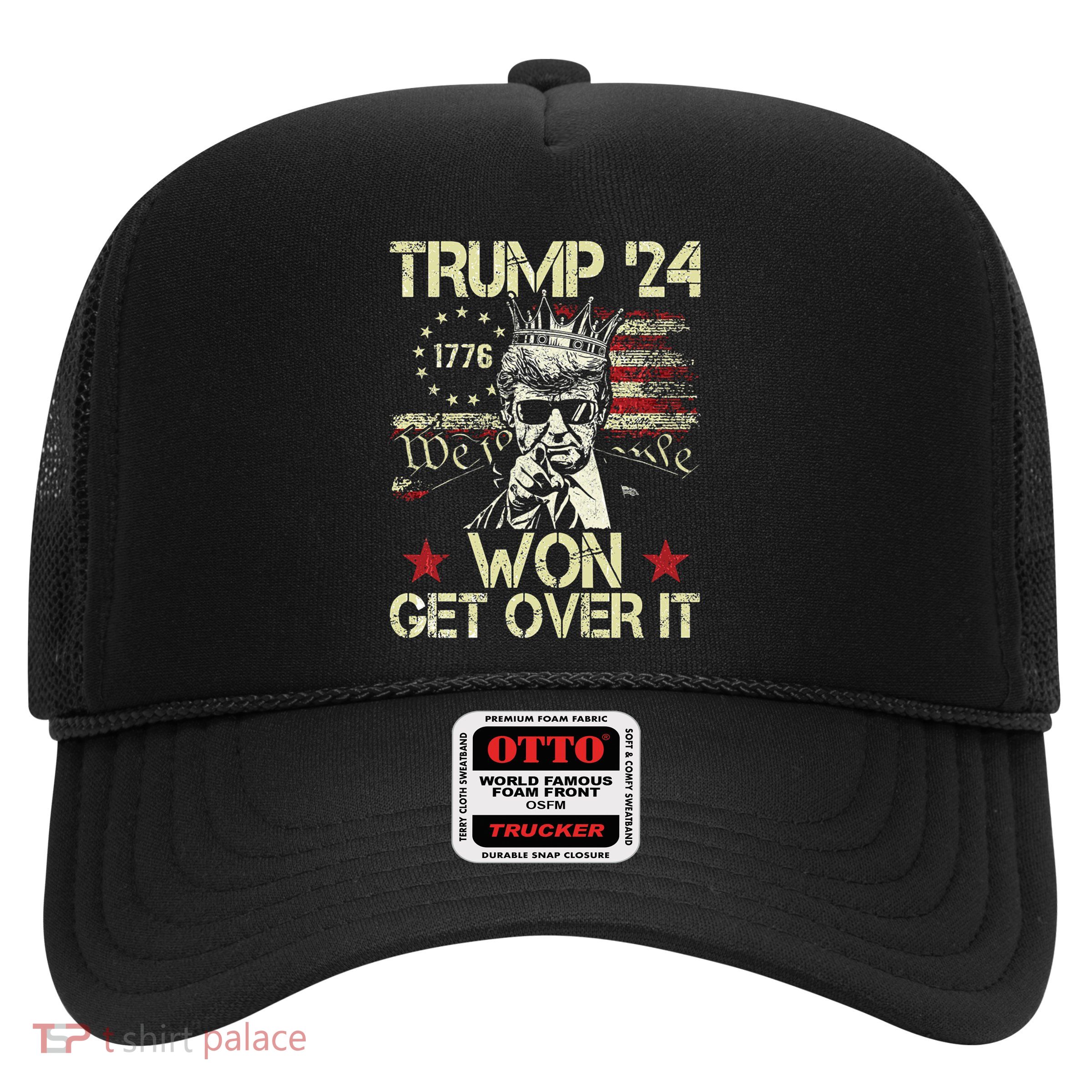 Trump Won Get Over It 2024 Trucker Hat