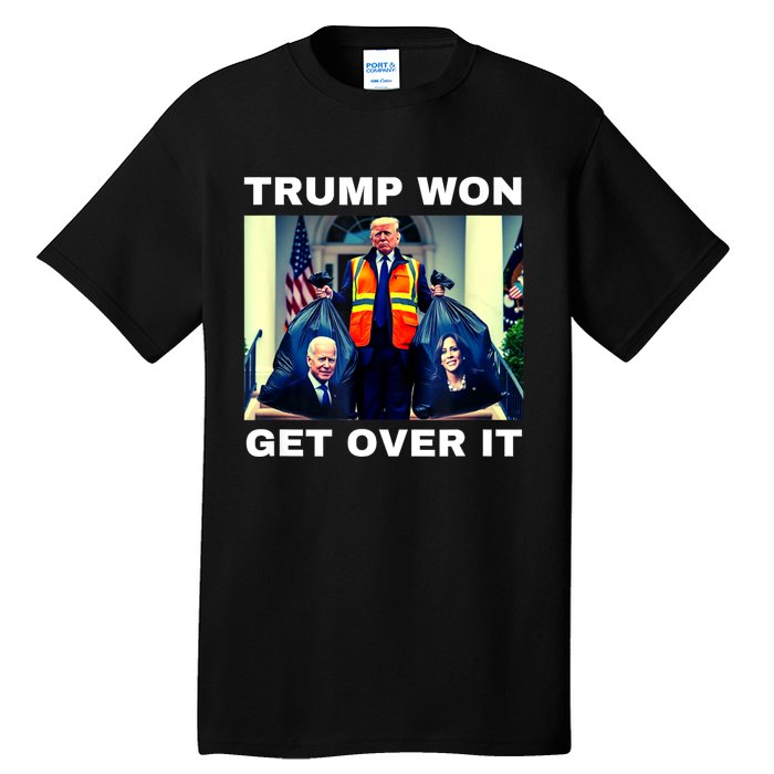 Trump Won Get Over It Maga Won Election 2024 Tall T-Shirt