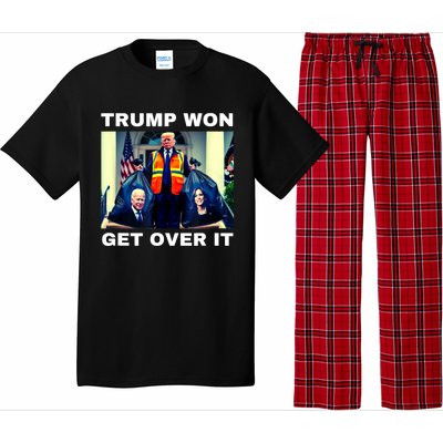 Trump Won Get Over It Maga Won Election 2024 Pajama Set