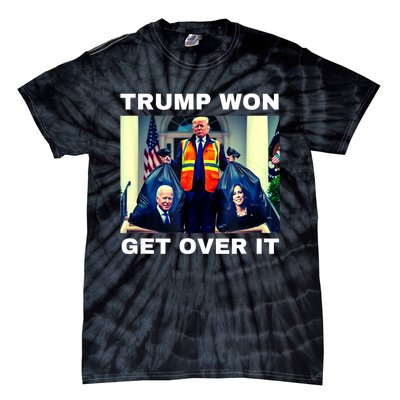 Trump Won Get Over It Maga Won Election 2024 Tie-Dye T-Shirt