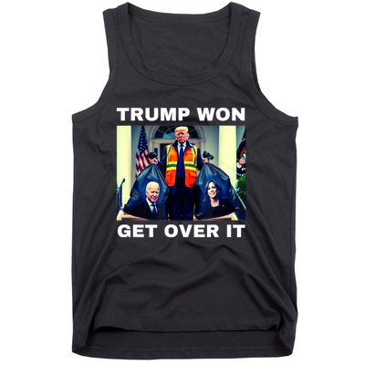 Trump Won Get Over It Maga Won Election 2024 Tank Top