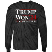 Trump Won Get Over It Tie-Dye Long Sleeve Shirt