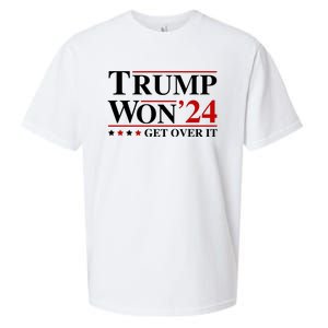 Trump Won Get Over It Sueded Cloud Jersey T-Shirt