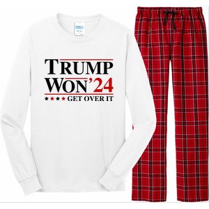 Trump Won Get Over It Long Sleeve Pajama Set