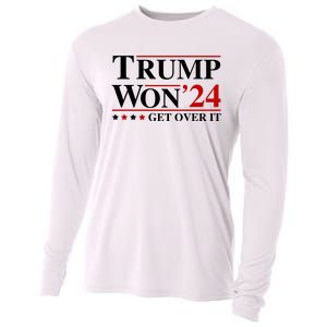 Trump Won Get Over It Cooling Performance Long Sleeve Crew