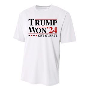 Trump Won Get Over It Performance Sprint T-Shirt