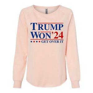 Trump Won Get Over It Womens California Wash Sweatshirt