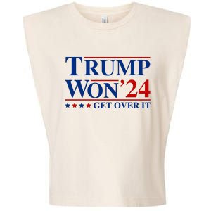 Trump Won Get Over It Garment-Dyed Women's Muscle Tee