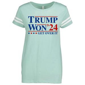 Trump Won Get Over It Enza Ladies Jersey Football T-Shirt