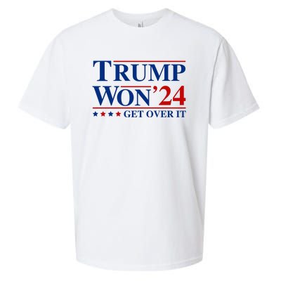 Trump Won Get Over It Sueded Cloud Jersey T-Shirt