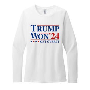 Trump Won Get Over It Womens CVC Long Sleeve Shirt