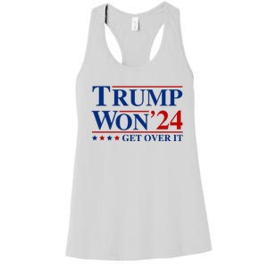 Trump Won Get Over It Women's Racerback Tank