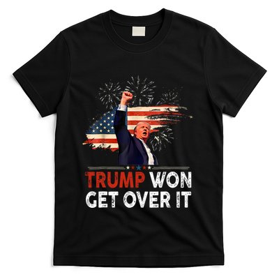Trump Won Get Over It 2024 Donald Trump Won 2024 T-Shirt