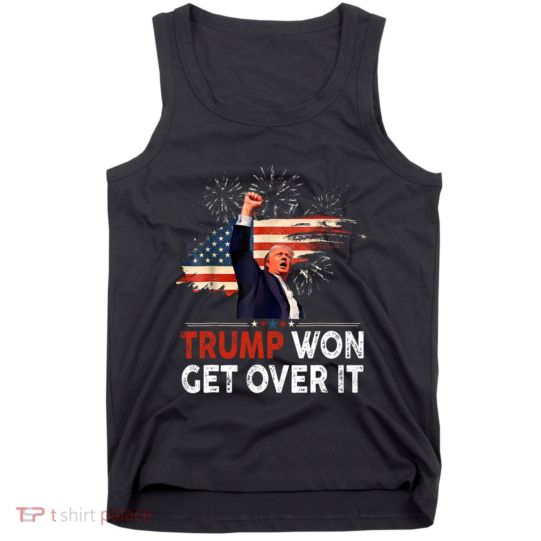 Trump Won Get Over It 2024 Donald Trump Won 2024 Tank Top