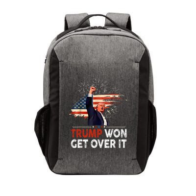 Trump Won Get Over It 2024 Donald Trump Won 2024 Vector Backpack