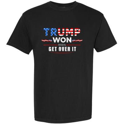 Trump Won Get Over It 2024 Garment-Dyed Heavyweight T-Shirt