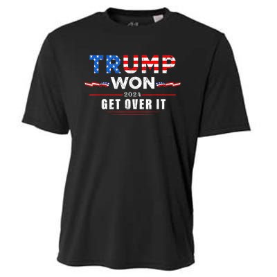 Trump Won Get Over It 2024 Cooling Performance Crew T-Shirt