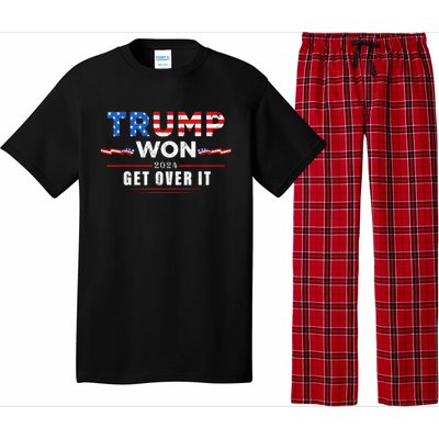 Trump Won Get Over It 2024 Pajama Set