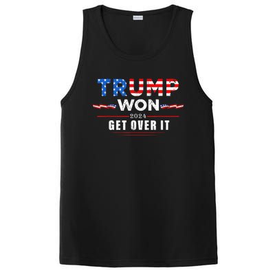 Trump Won Get Over It 2024 PosiCharge Competitor Tank