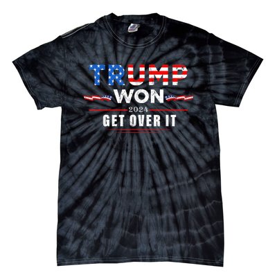 Trump Won Get Over It 2024 Tie-Dye T-Shirt